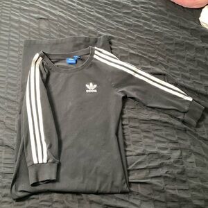 Adidas Black Long Sleeve dress
